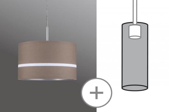 60350 Плафон DecoSystems Schirm Tessa 50W Caramel St