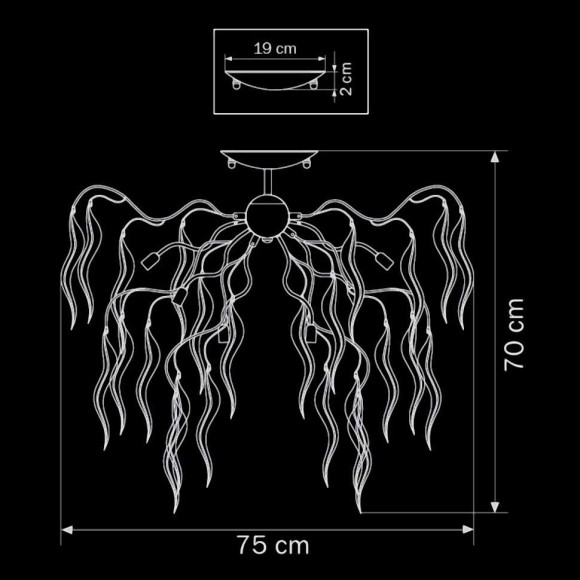 Потолочная люстра Lightstar Mocco 792124