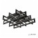 Накладная люстра iLedex 9082-800*800-X 192W BK