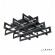 Накладная люстра iLedex 9082-800*800-X 192W BK