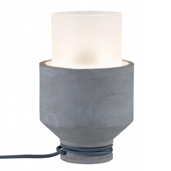 Настольная лампа Paulmann Neordic Helin макс.20Вт Е27 IP20 230В Серый Бетон/Стекло Выключатель 79619 Настольная лампа Paulmann Neordic Helin макс.20Вт Е27 IP20 230В Серый Бетон/Стекло Выключатель 79619