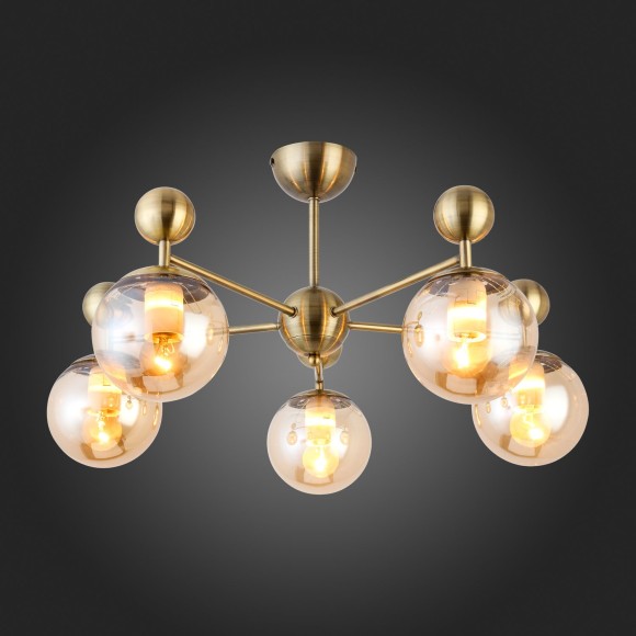 Люстра потолочная PECHIO sle106302-05 EVOLUCE Люстра потолочная PECHIO sle106302-05 EVOLUCE