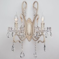 Бра с хрусталем 12205/2 белый Бра с хрусталем 12205/2 белый