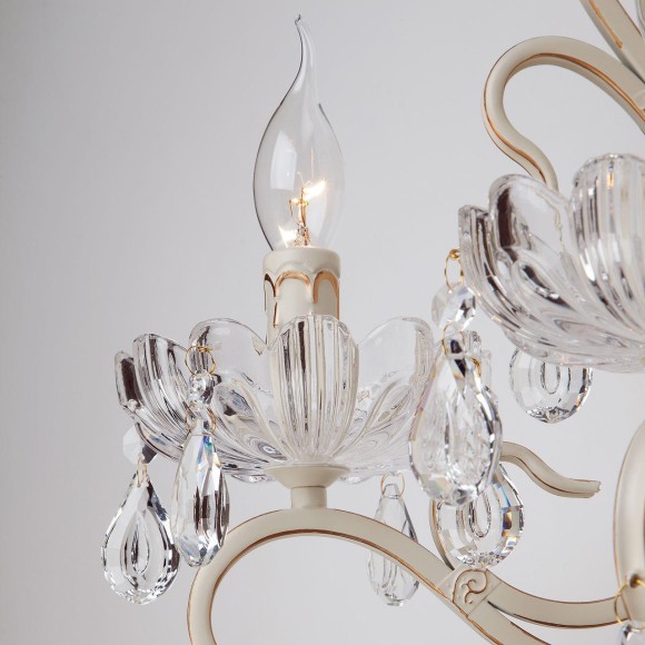 Бра с хрусталем 12205/2 белый Бра с хрусталем 12205/2 белый