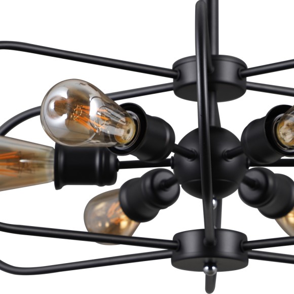 Люстра SF4015/6C-MBK MERONE Seven Fires Люстра SF4015/6C-MBK MERONE Seven Fires