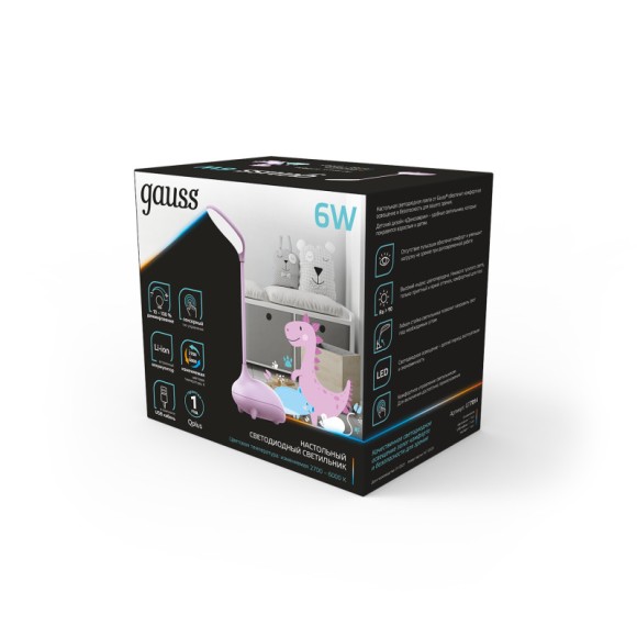 Детская настольная лампа Gauss GT7014 Детская настольная лампа Gauss GT7014