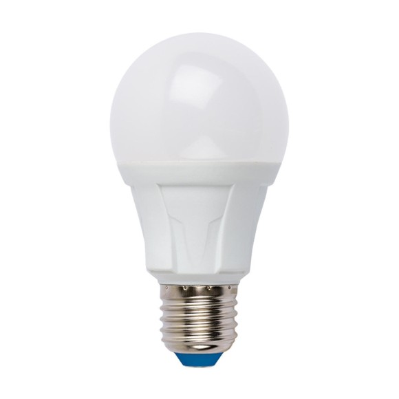 Лампа светодиодная (UL-00005036) Uniel E27 18W 3000K матовая LED-A60 18W/3000K/E27/FR PLP01WH