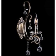 Бра с хрусталем 12505/1 античная бронза Бра с хрусталем 12505/1 античная бронза