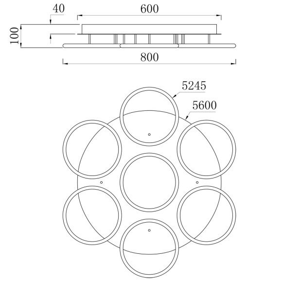 Светильник потолочный Rapid a2500pl-7wh Arte Lamp