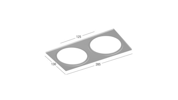 Рамка SWG pro COMBO-1S2-WH Рамка SWG pro COMBO-1S2-WH