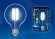 Лампа светодиодная филаментная (UL-00004865) Uniel E27 15W 4000K прозрачная LED-G95-15W/4000K/E27/CL PLS02WH
