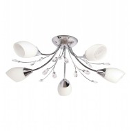 Люстра потолочная с хрусталём MW-Light Нежность DeMarkt 356015105 Люстра потолочная с хрусталём MW-Light Нежность DeMarkt 356015105