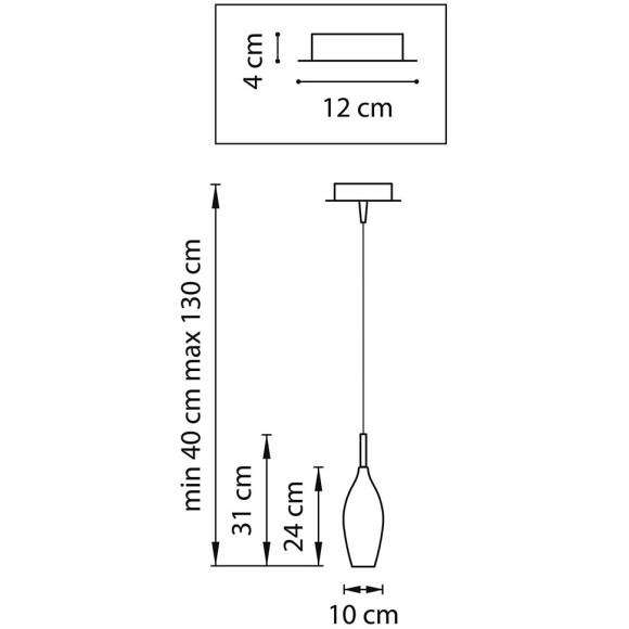 Подвес Lightstar Pentola 803020 Подвес Lightstar Pentola 803020