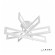 Накладная люстра iLedex 9082-R800-X 128W WH