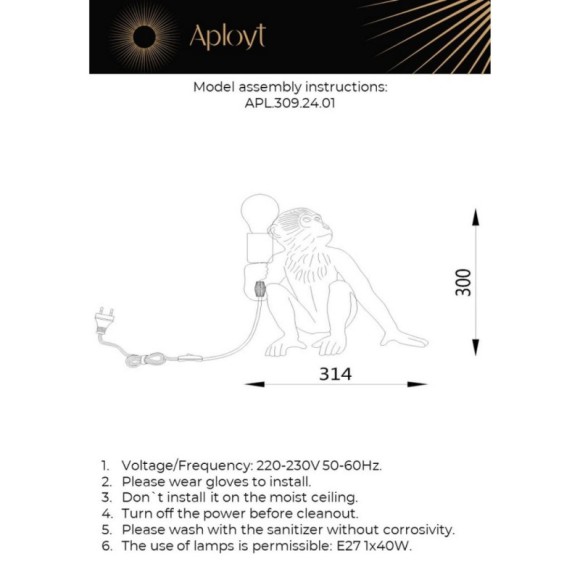 Детская настольная лампа APLOYT APL.309.24.01 Детская настольная лампа APLOYT APL.309.24.01