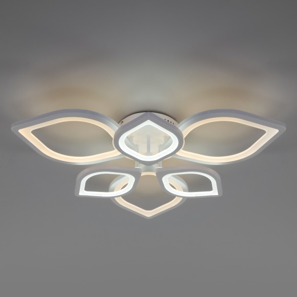 Потолочный светодиодный светильник с пультом управления 90228/6 белый Потолочный светодиодный светильник с пультом управления 90228/6 белый