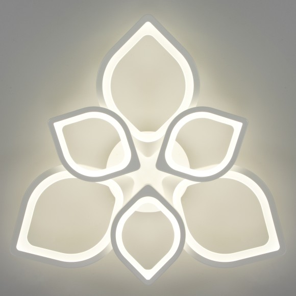 Потолочный светодиодный светильник с пультом управления 90228/6 белый Потолочный светодиодный светильник с пультом управления 90228/6 белый