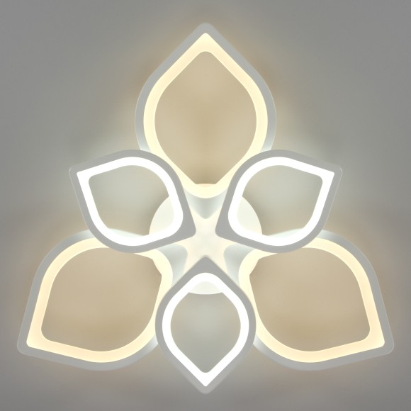 Потолочный светодиодный светильник с пультом управления 90228/6 белый Потолочный светодиодный светильник с пультом управления 90228/6 белый