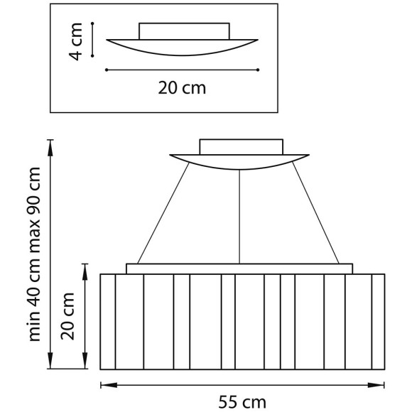 Люстра подвесная Lightstar Nubi legno 802165