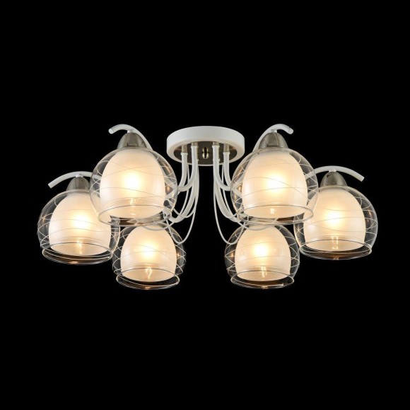 Потолочная люстра Freya Nikki FR5052-CL-06-W Потолочная люстра Freya Nikki FR5052-CL-06-W