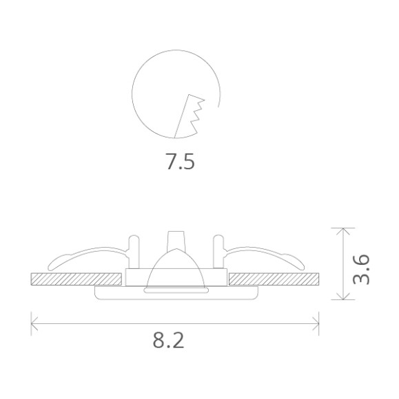 Точечный светильник Aqua a5440pl-1wh Arte Lamp Точечный светильник Aqua a5440pl-1wh Arte Lamp