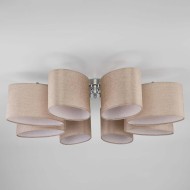 Потолочная люстра с овальными абажурами 60083/8 хром