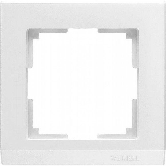 Рамка на 1 пост (белый) Werkel WL04-Frame-01-white