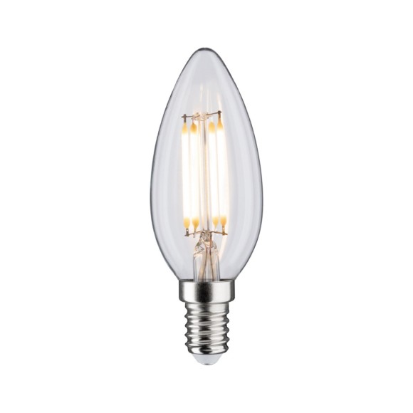 Лампа филаментная Paulmann Свеча 4.5Вт 470Лм 2700К Е14 230В Прозрачный 28611