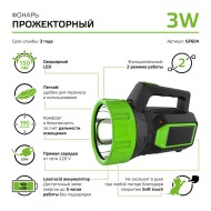Фонарь Gauss GF604 Фонарь Gauss GF604