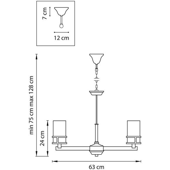 Люстра подвесная Lightstar Cero 731067 Люстра подвесная Lightstar Cero 731067