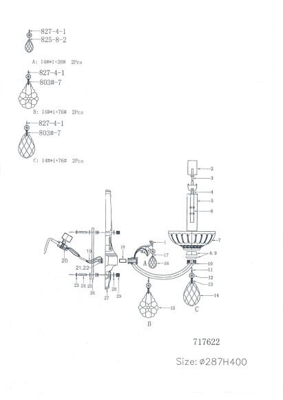 Бра Boemia 717622 Osgona Инструкция Бра Boemia 717622 Osgona Инструкция