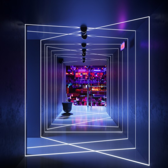 Светодиодный светильник IP54 1630 TECHNO LED чёрный Elektrostandard