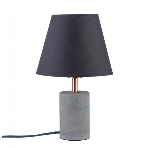 Настольная лампа Paulmann Neordic Tem макс.20Вт E27 230В Серый/Медный Ткань/Бетон/Металл 79622