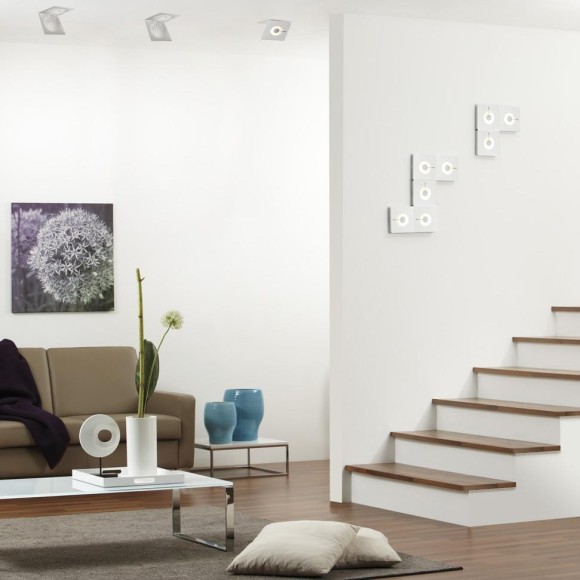 70123 Светильник наст. - потолочный Alpha 11W LED warmweiss chr-m