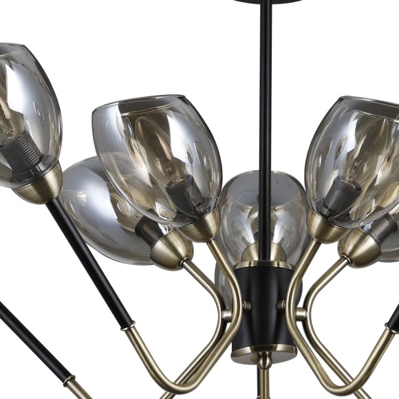 Люстра SF4008/10C-BK-AB RODENGO Seven Fires Люстра SF4008/10C-BK-AB RODENGO Seven Fires