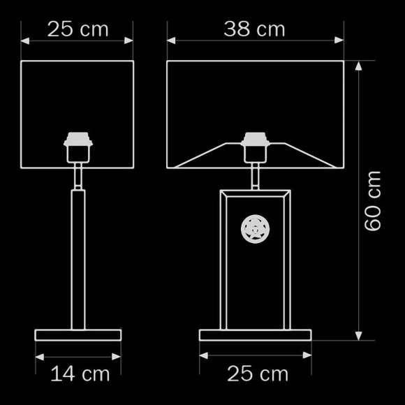 Настольная лампа Lightstar Faraone 870936