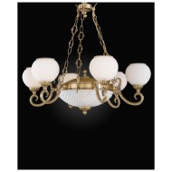 Подвесная люстра Reccagni Angelo L 8450/6+2 Подвесная люстра Reccagni Angelo L 8450/6+2