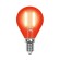 Лампа светодиодная филаментная (UL-00002985) Uniel E14 5W красный LED-G45-5W/RED/E14 GLA02RD