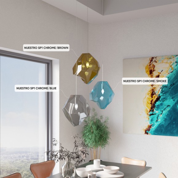 Детский светильник Crystal Lux NUESTRO SP1 CHROME/BLUE Детский светильник Crystal Lux NUESTRO SP1 CHROME/BLUE