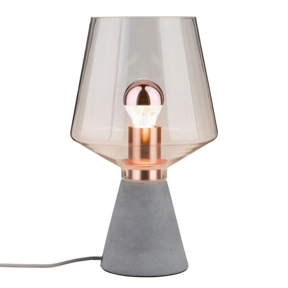 Настольная лампа Paulmann Neordic Yorik макс.20Вт Е27 IP20 230В Бетон/Стекло/Медь Выкл. Н350мм 79665 Настольная лампа Paulmann Neordic Yorik макс.20Вт Е27 IP20 230В Бетон/Стекло/Медь Выкл. Н350мм 79665