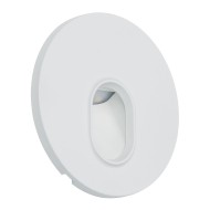 Встраиваемый настенный светильник Paulmann 1.7Вт LED 2700K 230В Белый Пластик Круглый 92924