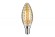 Лампа филаментная Paulmann Ретро Свеча витая 4.5Вт 430лм 2500К Е14 230В Золото Дим. 28498