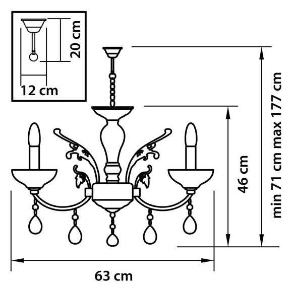 lightstar 717062 Чертёж