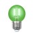 Лампа светодиодная филаментная (UL-00002988) Uniel E27 5W зеленый LED-G45-5W/GREEN/E27 GLA02GR