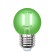 Лампа светодиодная филаментная (UL-00002988) Uniel E27 5W зеленый LED-G45-5W/GREEN/E27 GLA02GR