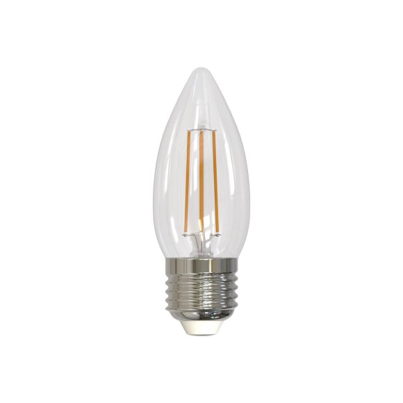 Лампа светодиодная филаментная (UL-00005167) Uniel E27 11W 4000K прозрачная LED-C35-11W/4000K/E27/CL PLS02WH