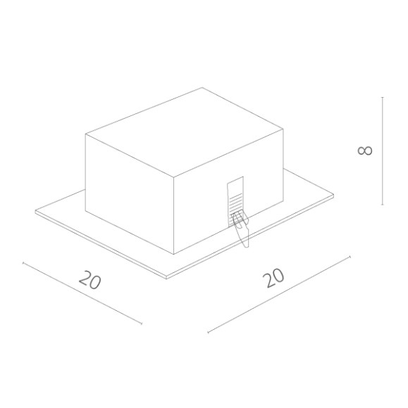 Точечный светильник Cardani Semplice a5949pl-1bk Arte Lamp