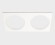 Рамка ITALLINE IT08-8034 white