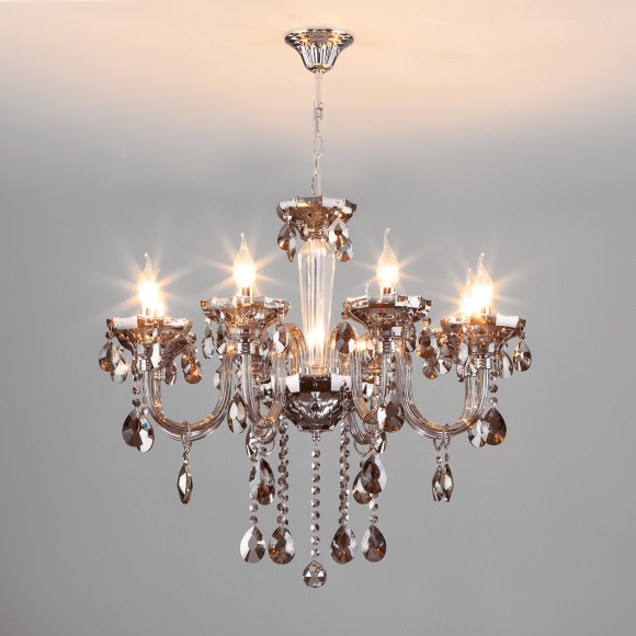 Подвесная хрустальная люстра 309/8 Strotskis Подвесная хрустальная люстра 309/8 Strotskis