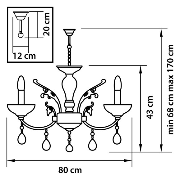 lightstar 717082 Чертёж